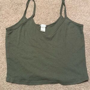 Bozzolo green tank top